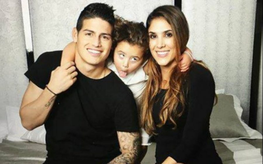 Daniela Ospina ama las tradiciones colombianas, ¡muy bien por la bella familia de James!