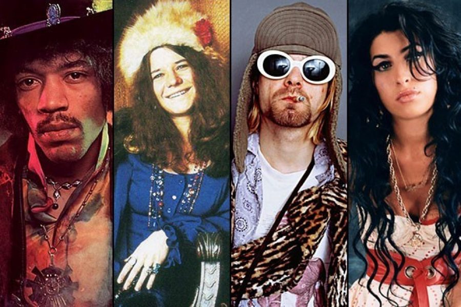 Las tristes historias detrás del “Club de los 27”, ¡grandes estrellas!