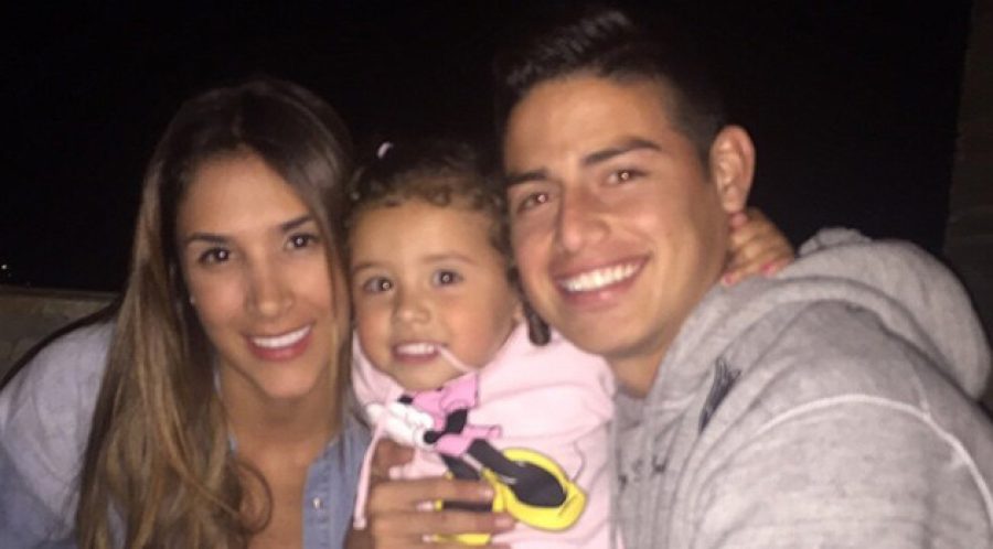 Así celebró la familia de James este nuevo camino, ¡humildad!