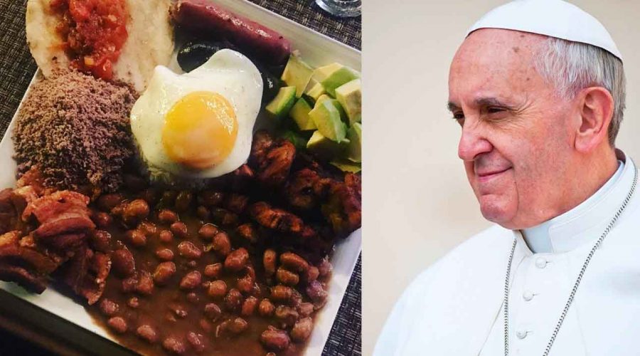 ¿El Papa Francisco comerá bandeja paisa en Medellín? El menú te dejará con la boca abierta