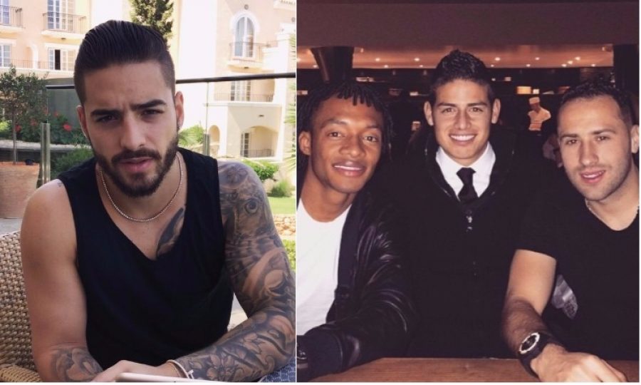 Este futbolista colombiano acompañó a Maluma en su concierto en Londres. ¡Una hermosa amistad!