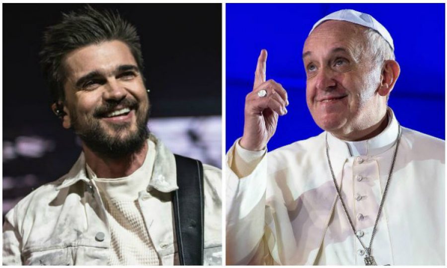 Juanes esta feliz porque el Papa lo citó. ¡Francisco es un hombre lleno de humildad!