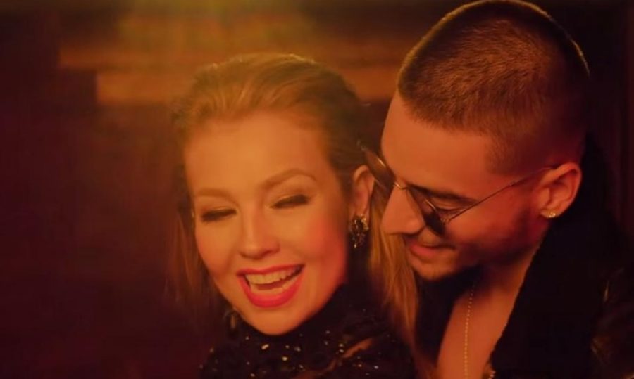 Mira el piropo que le mandó Thalía a Maluma, ¡con todo y besos!