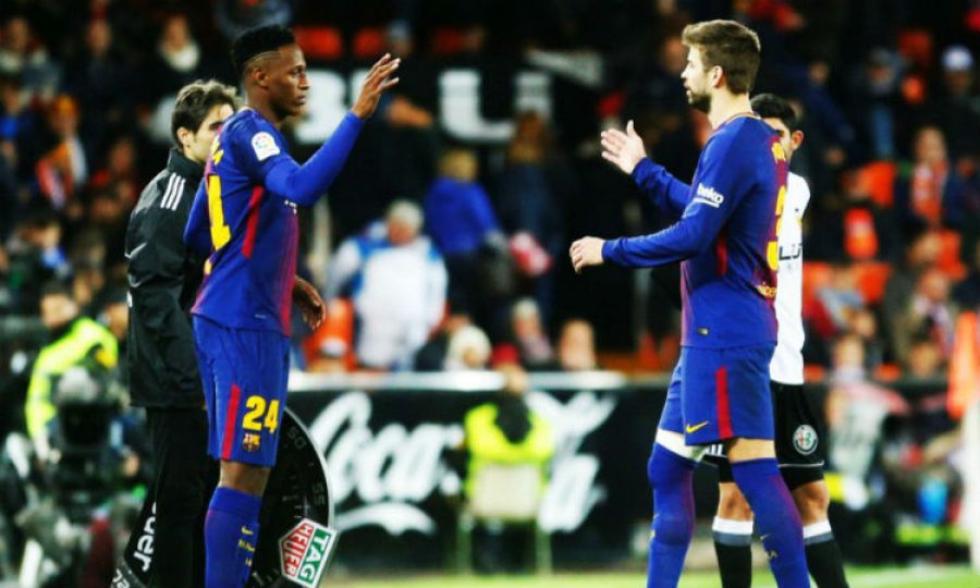 A Yerry Mina, todos lo quieren en el Barcelona. ¡Qué gran momento está viviendo!