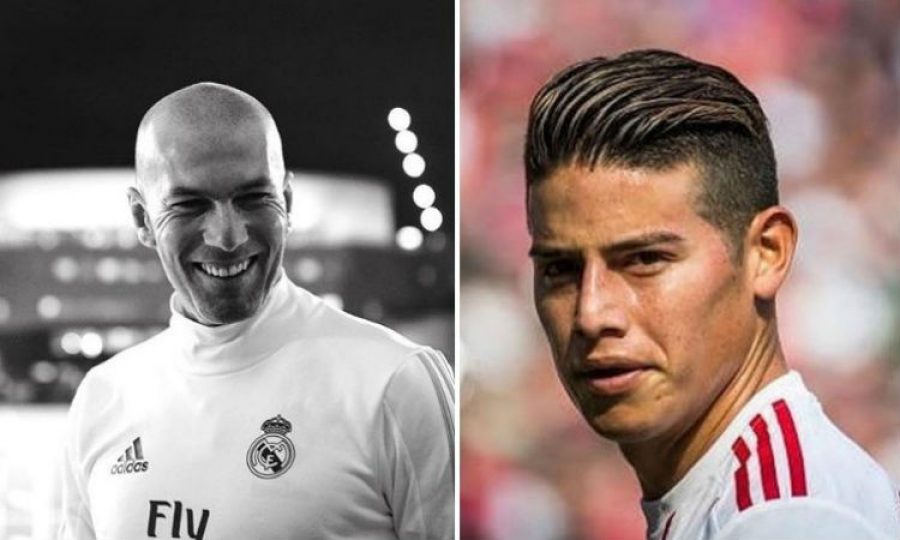 Zinedine Zidane se refirió al nivel de James. ¡No lo creerás!