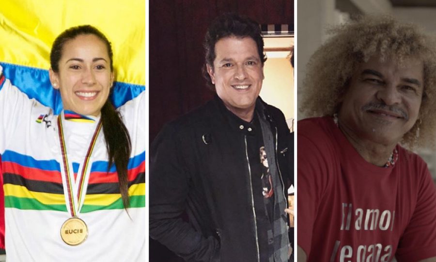 Esto le dijo Carlos Vives y ‘El Pibe’ Valderrama a Mariana Pajón