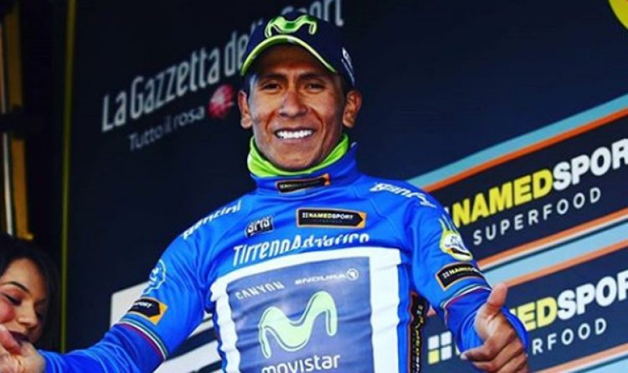 Con esta foto Nairo Quintana demostró su admiración por un ídolo