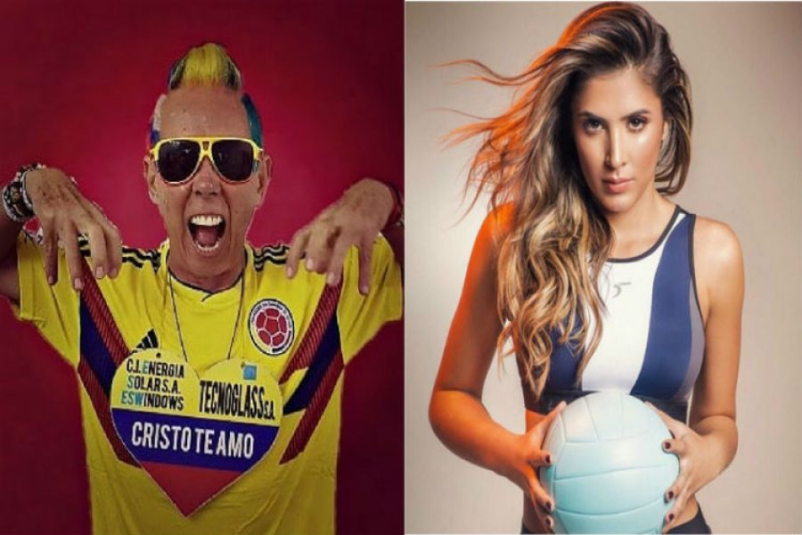 El Cole viajó a Rusia con Daniela Ospina para ver la victoria de la Selección