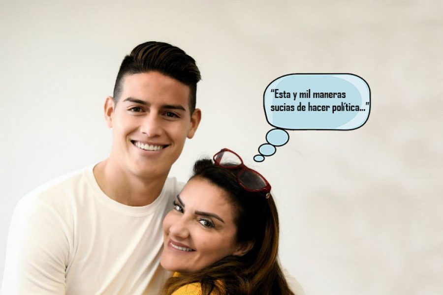 Familia de James mostró su enojo por el supuesto apoyo del jugador a campaña política presidencial