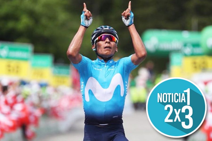 Nairo Quintana se coronó en la séptima etapa del Tour de Suiza