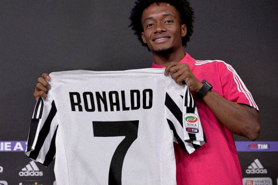 Cuadrado le envió este mensaje a Cristiano Ronaldo tras su llegada a la Juventus. ¡Panita: bienvenido!