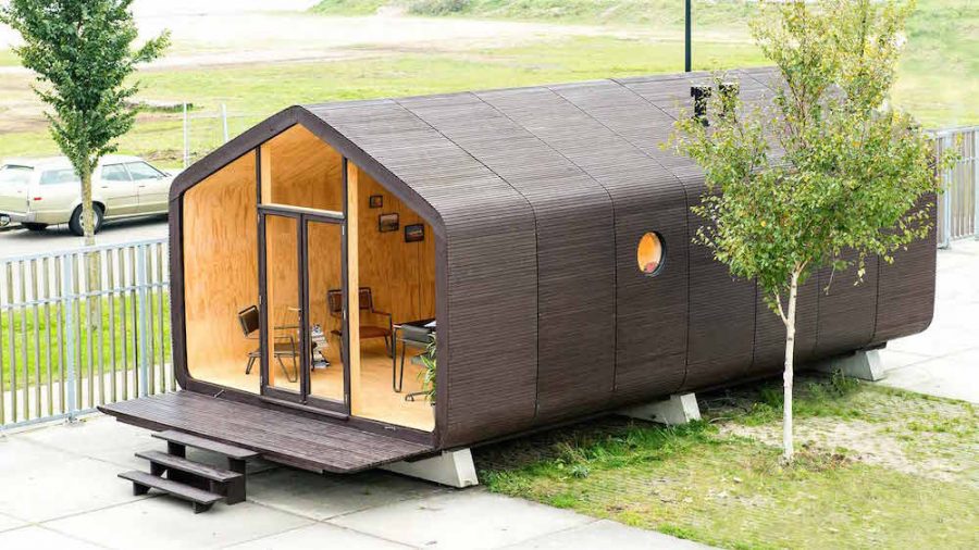 Wikkelhouse, casa modular de cartón eco-friendly