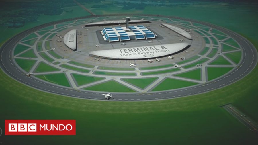 El hombre que quiere construir aeropuertos con pistas de aterrizaje circulares