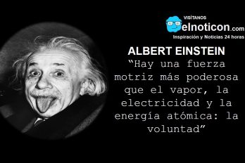 Albert Einstein, la voluntad