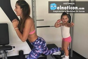 Daniela Ospina demuestra que las mamás pueden sacar tiempo para ejercitarse