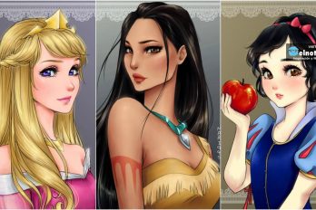 Princesas de Disney, esta vez convertidas en personajes de anime ¡Divinas!