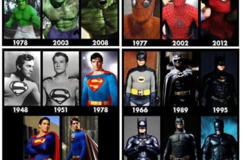 Quedarás sin palabras con la evolución de varios superhéroes y villanos ¡Encantador!