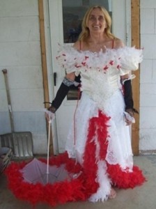 Vestidos de novia demasiado extravagantes, solo podrás decir: ¡WTF!