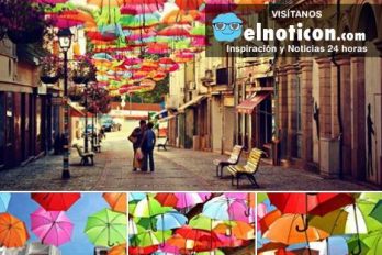 Una forma creativa para vencer al calor en las calles de Portugal