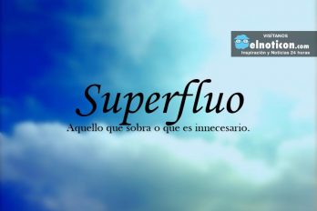 Definición de Superfluo