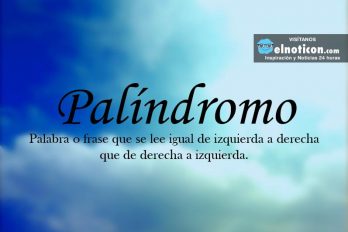 Definición de Palíndromo