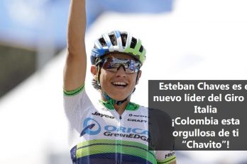 Esteban Chaves, nuevo líder del Giro de Italia ¡Orgullo colombiano!