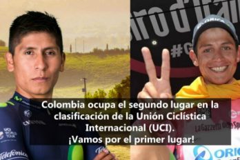 Colombia es segunda en la clasificación de la Unión Ciclística Internacional