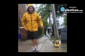 “And to think, I tried to tell my girlfriend he didn’t need a raincoat…”
