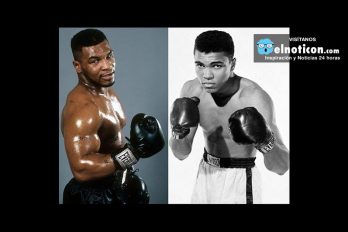 At age 14 Tyson saw Ali’s last match, which Holmes won…