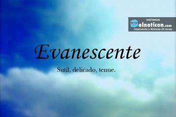 Definición de Evanescente