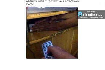 When you use to fight with your siblings over the TV