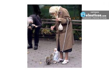 This woman uses a puppet to feed squirrels in the park
