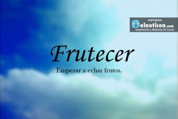 Definición de Frutecer