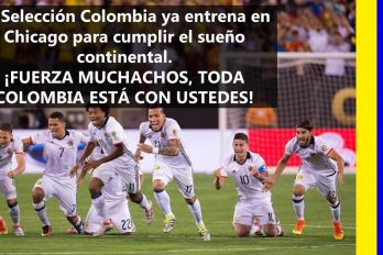 La Selección Colombia ya entrena en Chicago para enfrentar a Chile
