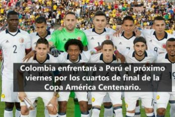 Colombia enfrentará a Perú por los cuartos de final de la Copa América