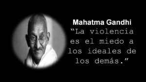 Mahatma Gandhi y la paz
