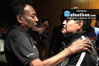Pelé y Maradona, dos históricos del fútbol dejaron a un lado su rivalidad