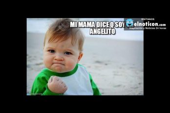 Mi mamá dice que soy un ángelito