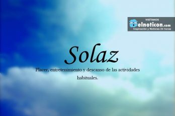 Definición de Solaz