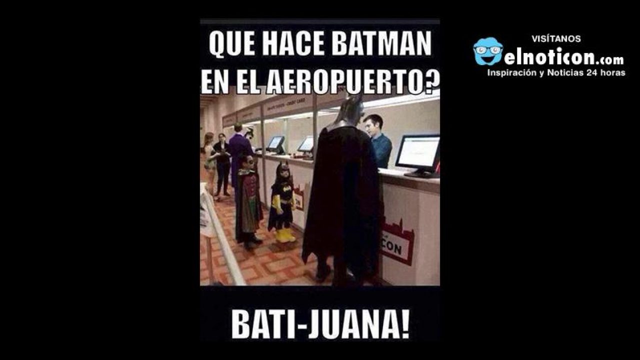 Qué hace Batman en el aeropuerto? 