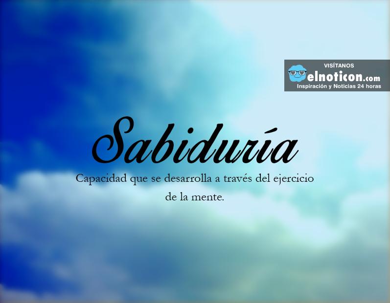 Definición de Sabiduría - ElNoti.com