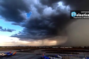 El extraño vídeo de un fenómeno meteorológico que filmó un fotógrafo