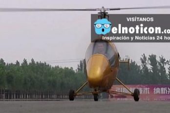 Este granjero construyó un helicóptero en su casa y dio este paseo