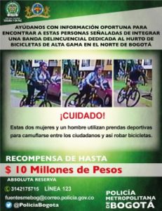Cartel bicicleta  Carlos  Vives