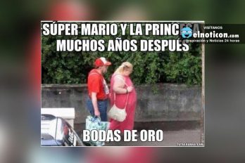 Súper Mario y la Princesa muchos años después