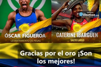 Medallistas orgullo colombiano ¡Mil gracias por el oro!