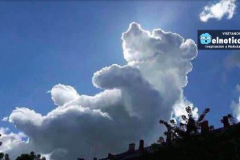 ¿’Winnie The Pooh’ en el cielo? Curiosa foto se vuelve viral
