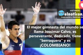 Jossimar Calvo siempre será un ganador ¡Ejemplo colombiano!