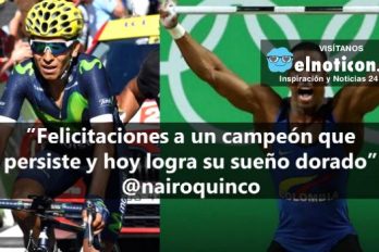 El bello mensaje de Nairo Quintana a nuestro medallista Óscar Figueroa