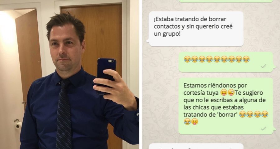 Este ‘galán’ de Tinder añadió por error a 250 de sus ‘conquistas’ al mismo grupo de WhatsApp